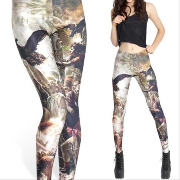 Blackmilk Clothing Leggings Call Of Napoleon - Picture 1 of 2